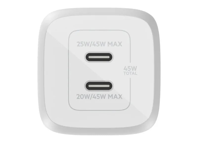 BELKIN 45W DUAL USB-C GAN WALL CHARGER ΟΙΚΙΑΚΟΣ ΦΟΡΤΙΣΤΗΣ