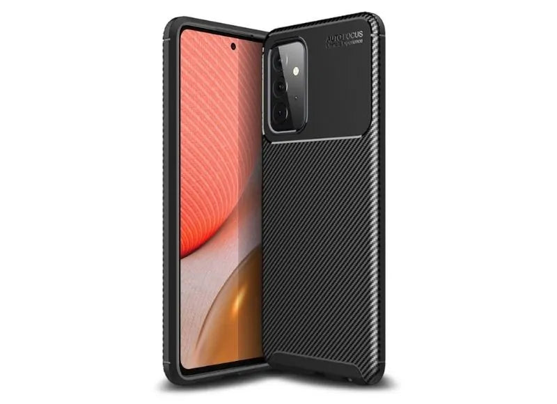 OEM CARBON FIBER CASE SAMSUNG A72 5G - BLACK