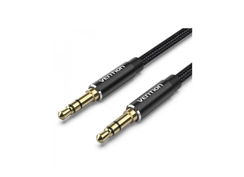 VENTION JACK 3.5MM ΣΕ JACK 3.5MM 1.5M ΚΑΛΩΔΙΟ ΜΑΥΡΟ
