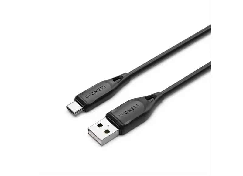 CYGNETT ΚΑΛΩΔΙΟ USB-A ΣΕ USB-C ΚΑΛΩΔΙΟ 1M (ΜΑΥΡΟ)