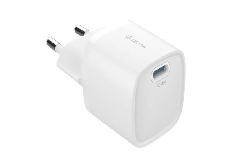 DEVIA EXTREME SPEED SERIES MINI PD FAST CHARGER 20W (WHITE) EU