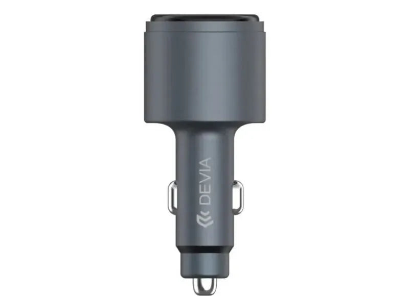DEVIA EXTREME SPEED SERIES USB+DUAL C 116W METAL FULL COMPATIBLE FAST CAR CHARGER