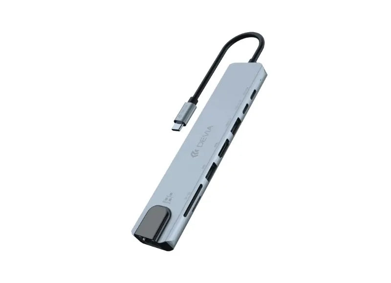 DEVIA HUB PRO1 8 IN 1 USB-HUB ΠΟΛΥΑΝΤΑΠΤΟΡΑΣ