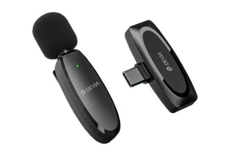 DEVIA KINTONE SERIES WIRELESS MICROPHONES COLLAR CLIP TYPE (TYPE C) - BLACK