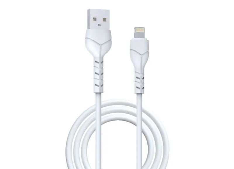 DEVIA KINTONE USB-A TO USB-C 1M 2.1A CABLE WHITE