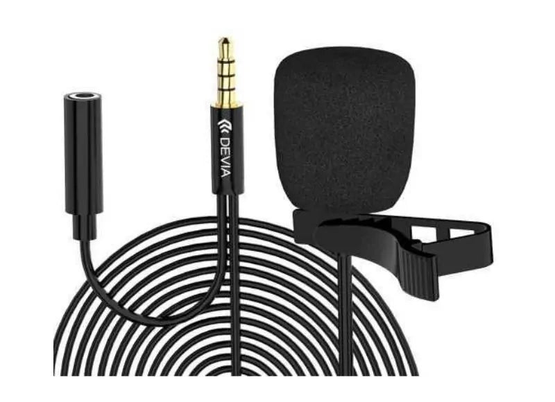 DEVIA SMART SERIES WIRED MICROPHONE (3.5MM) - BLACK