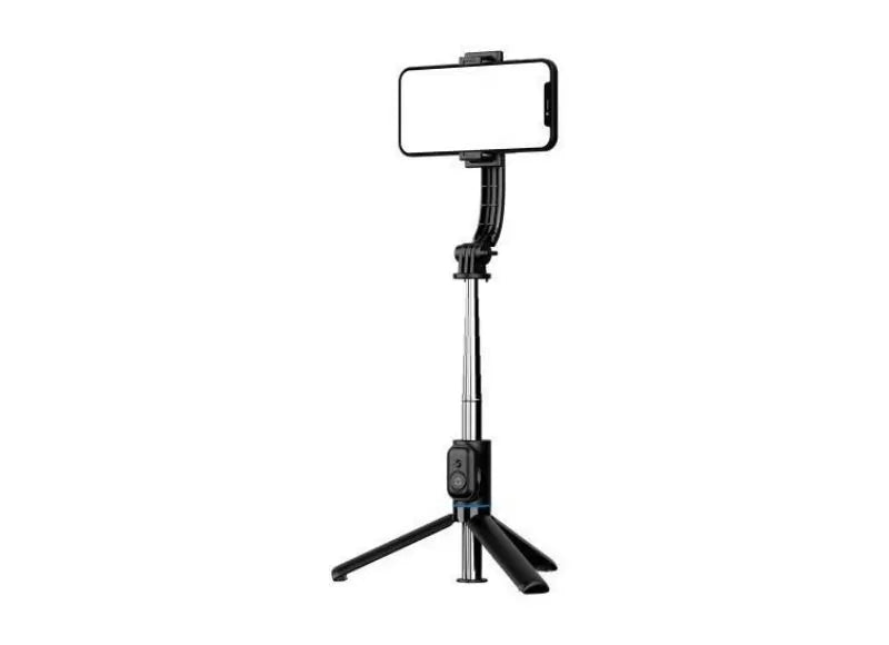 DEVIA TRIPOD STAND SELFIE-STICK MULTI-FUNCTIONAL DETACHABLE - BLACK