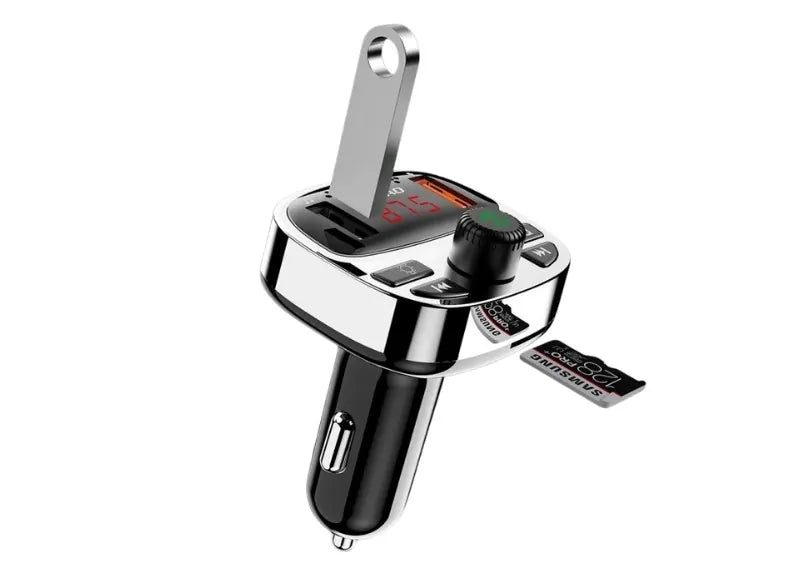 DUDAO R2PRO+ FM TRANSMITTER PD25W BLUETOOTH CHARGER ΦΟΡΤΙΣΤΗΣ ΑΥΤΟΚΙΝΗΤΟΥ (BLACK SILVER)