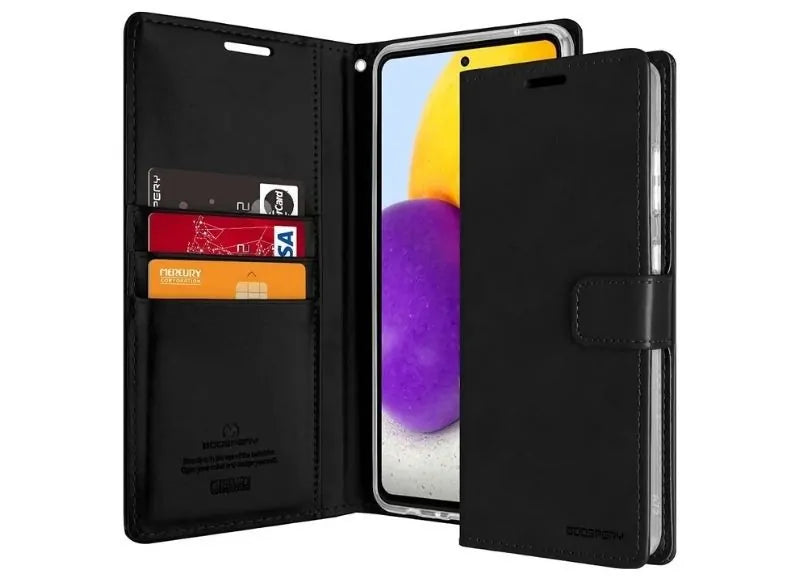 GOOSPERY BLUEMOON DIARY CASE SAMSUNG GALAXY A72 5G - BLACK