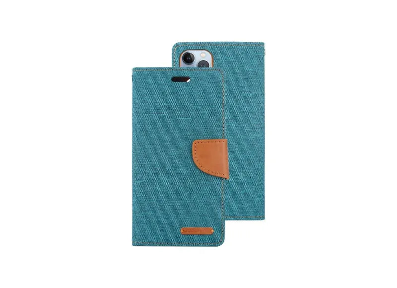 GOOSPERY CANVAS DIARY CASE IPHONE 14 PRO MAX - GREEN