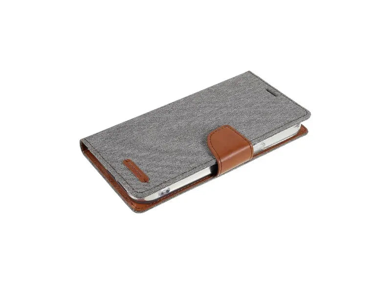 GOOSPERY CANVAS DIARY CASE IPHONE 14 PRO MAX - GREY