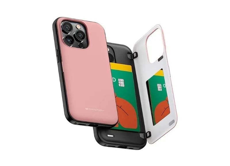GOOSPERY DOOR BUMPER IPHONE 14 PLUS (PINK SAND)