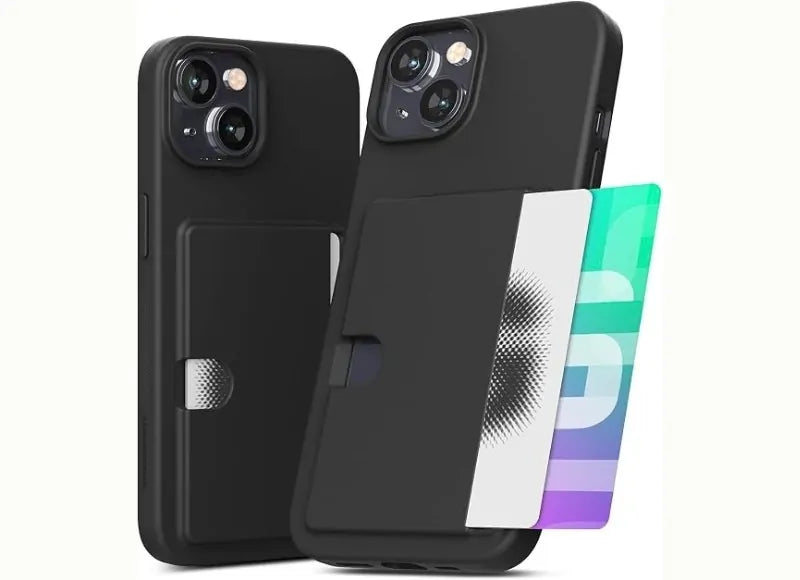 GOOSPERY Rail 2 Card Θήκη Apple iPhone 14 Black
