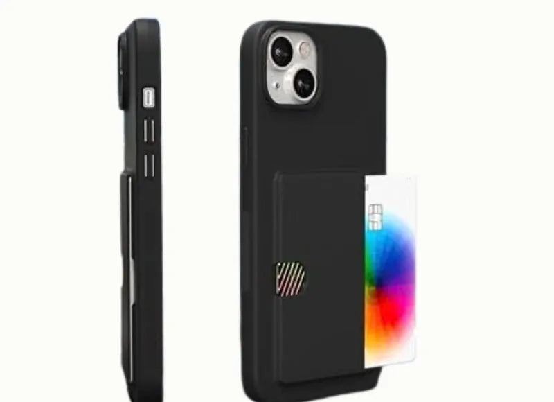 GOOSPERY Rail 2 Card Θήκη Apple iPhone 14 Black