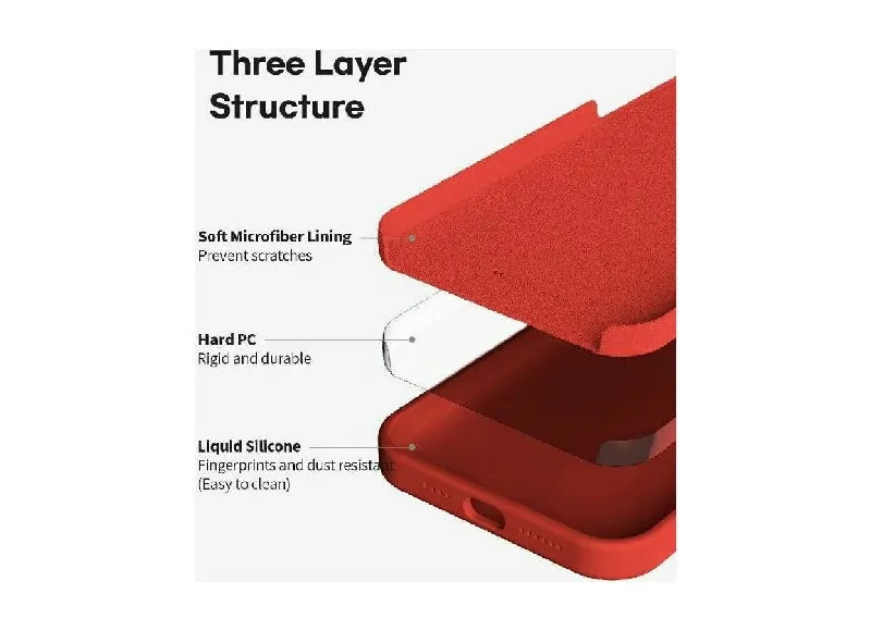 GOOSPERY SOFT FEELING CASE IPHONE 14 PRO MAX - RED