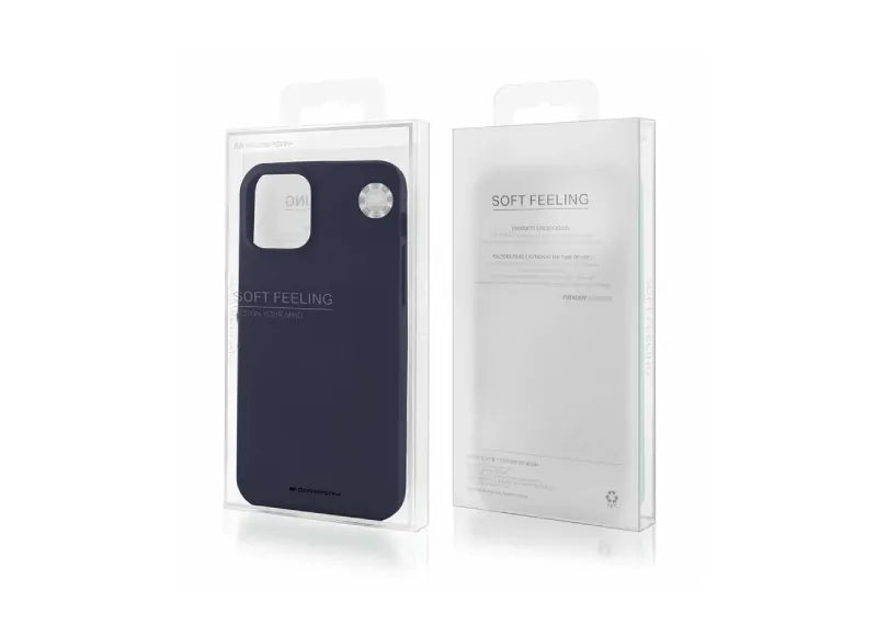 GOOSPERY SOFT FEELING CASE IPHONE 14 PRO - MIDNIGHT BLUE
