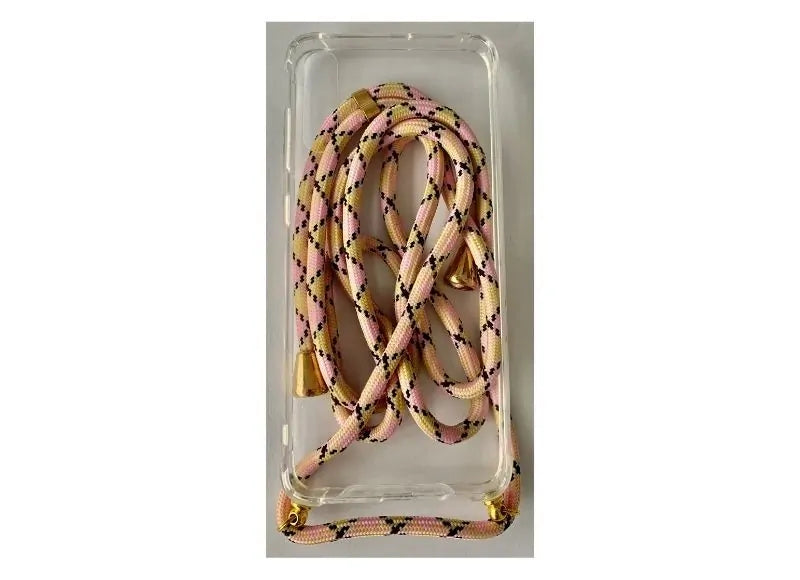 GOOSPERY CLEAR CASE WITH STRAP SAMSUNG A50/A50S - PINK