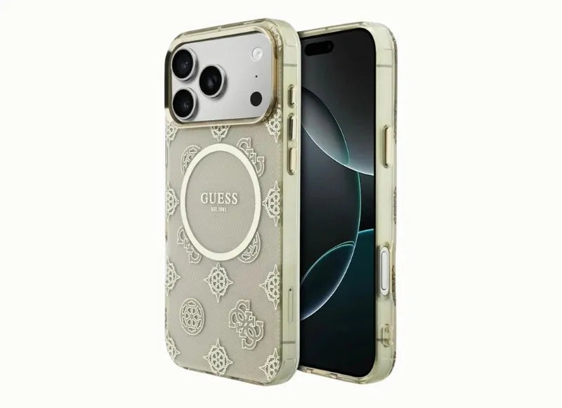 GUESS IML PEONY DOT MAGSAFE IPHONE 17 PRO MAX ΘΗΚΗ ΚΙΝΗΤΟΥ (ΜΠΕΖ)