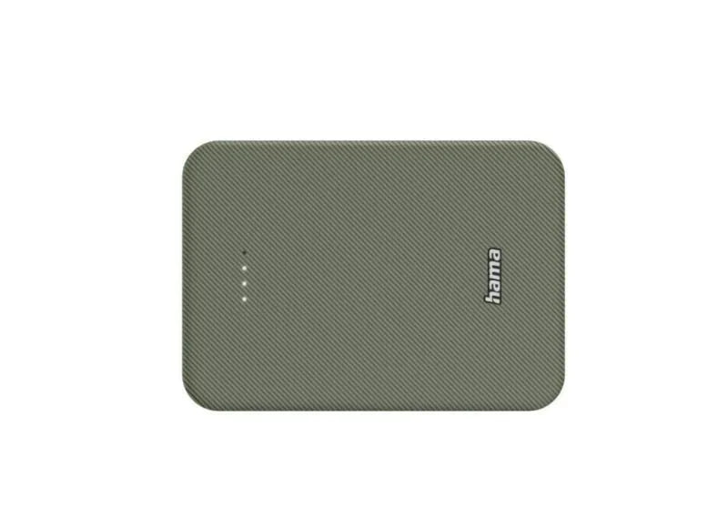 HAMA POWER PACK COLOR 10 (10000mAh,USBX1,TYPE C) FAST CHARGE - GREEN