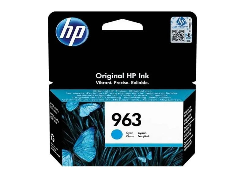 HP 963 CYAN INK CARTRIDGE (3JA23A)
