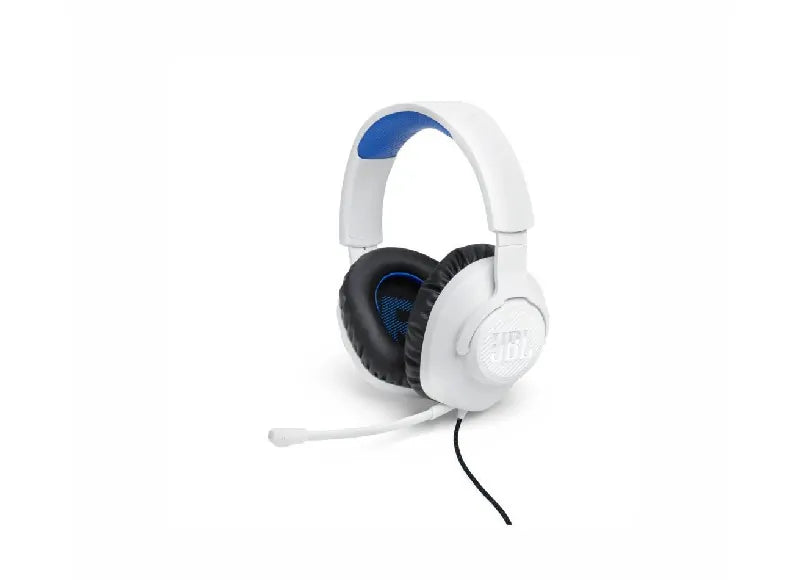JBL QUANTUM 100P PLAYSTATION (OVER-EAR) WIRED GAMING HEADSET (WHITE/BLUE)