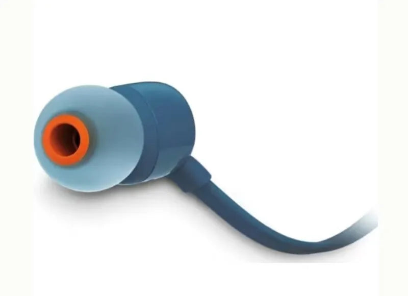 JBL TUNE 110E 3.5mm MINI JACK IN-EAR HEADPHONES WITH MICROPHONE (BLUE)