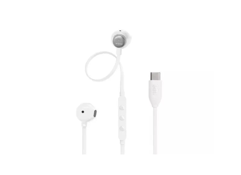 JBL TUNE 305C EAR BUDS USB-C (WHITE)