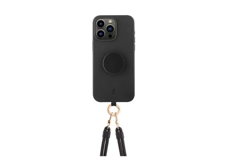 JUST ELEGANCE POPGRIP 3IN1 CASE FOR IPHONE 15 (BLACK)