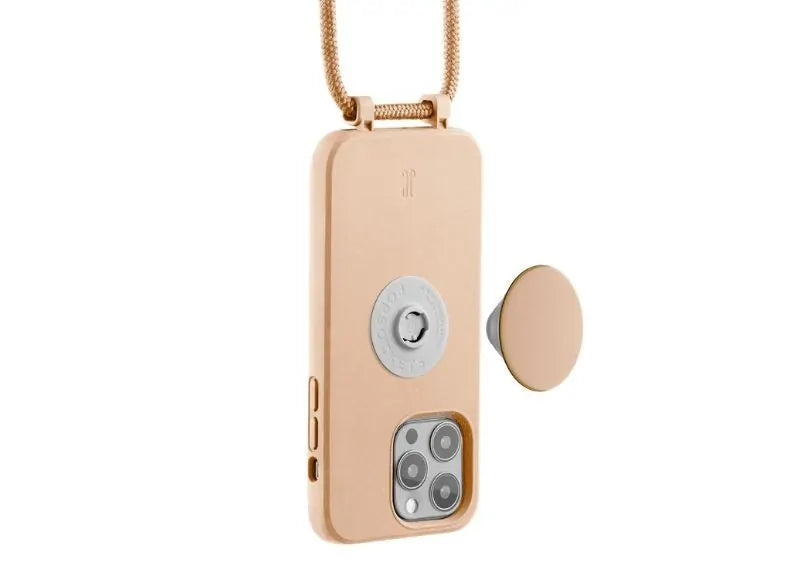 JUST ELEGANCE POPGRIP CASE FOR IPHONE 14 PRO (BEIGE)