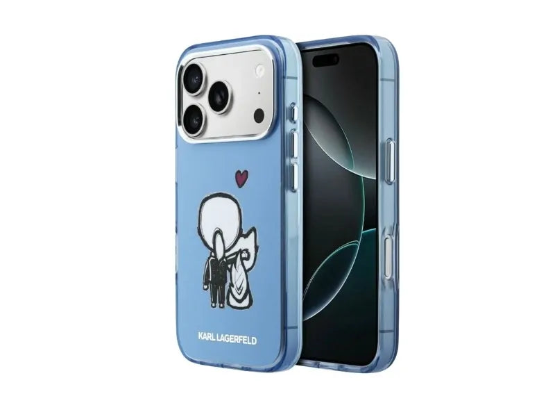 KARL LAGERFELD KARL & CHOUPETTE MAGSAFE ΘΗΚΗ ΓΙΑ IPHONE 17 PRO ΜΠΛΕ
