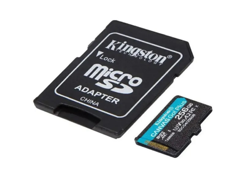KINGSTON CANVAS GO! PLUS MICROSDXC 256GB UHS-I ME ADAPTER