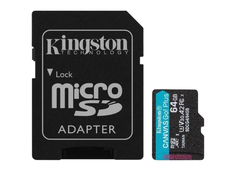KINGSTON MICRO SD CANVAS GO! PLUS SDCG4/64GB ΚΑΡΤΑ ΜΝΗΜΗΣ