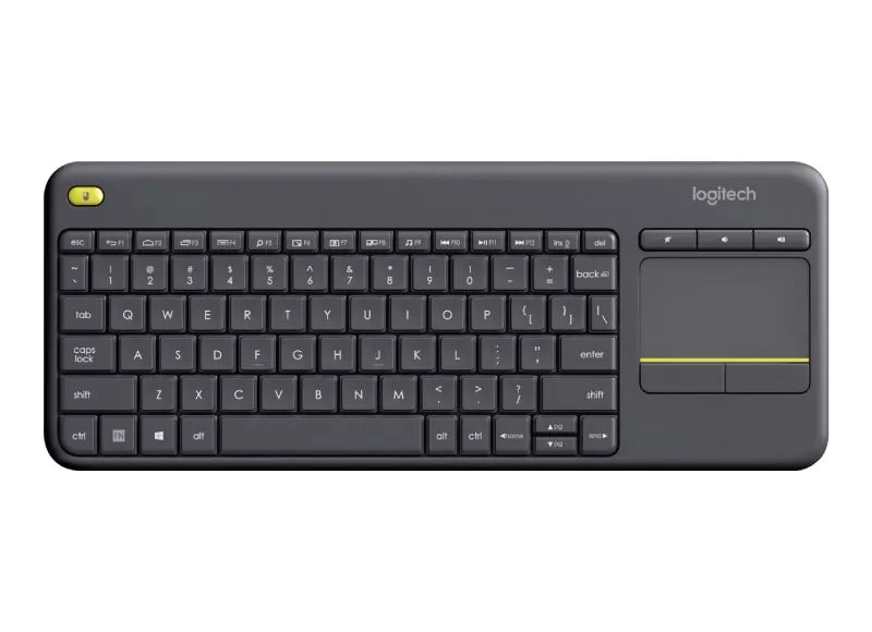 LOGITECH MEDIA K400 PLUS WIRELESS KEYBOARD (BLACK)