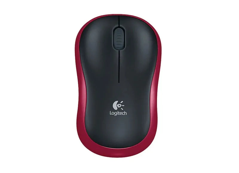 LOGITECH M185 WIRELESS MOUSE (RED)