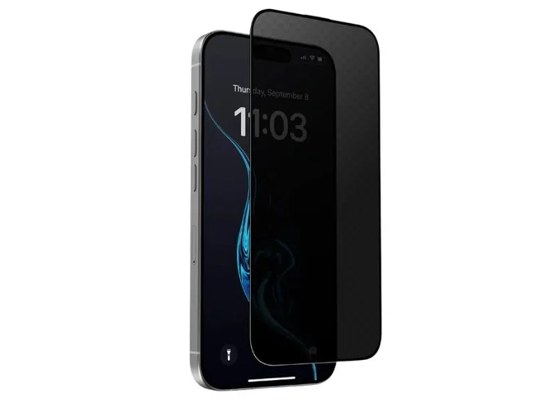 MDA 5D FULL PRIVACY TEMPERED GLASS FOR IPHONE AIR ΠΡΟΣΤΑΣΙΑ ΟΘΟΝΗΣ (BLACK)