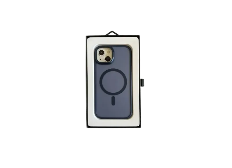 MDA HYBIRD CASE WITH MAGSAFE WITH STAND FUNCTION MATTE BLUE IPHONE 15