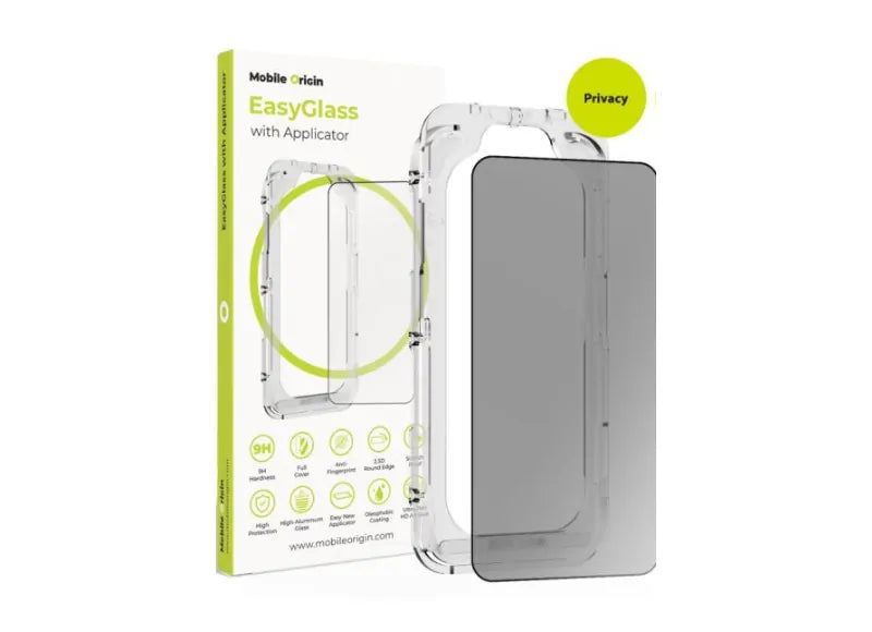 MOBILE ORIGIN SCREEN PROTECTION EASY GLASS PRIVACY FOR IPHONE 16/17 PRO MAX