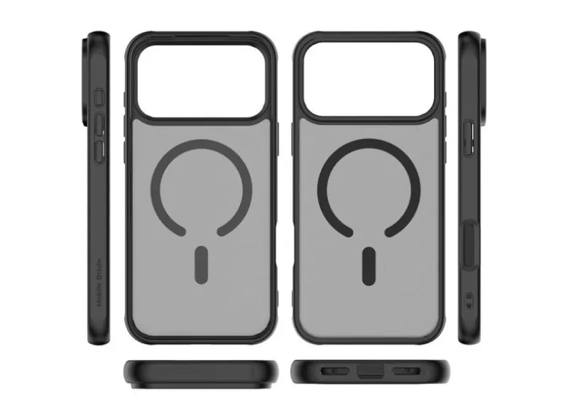 MOBILE ORIGIN HYBRID MAGSAFE CASE FOR IPHONE 17 PRO (MATTE BLACK)