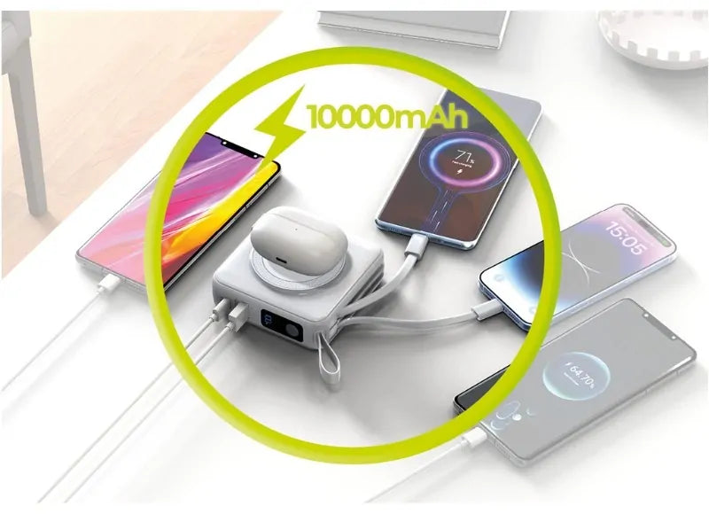MOBILE ORIGIN TRAVER CHARGER 10000mAh ΦΟΡΗΤΟΣ ΦΟΡΤΙΣΤΗΣ (WHITE)