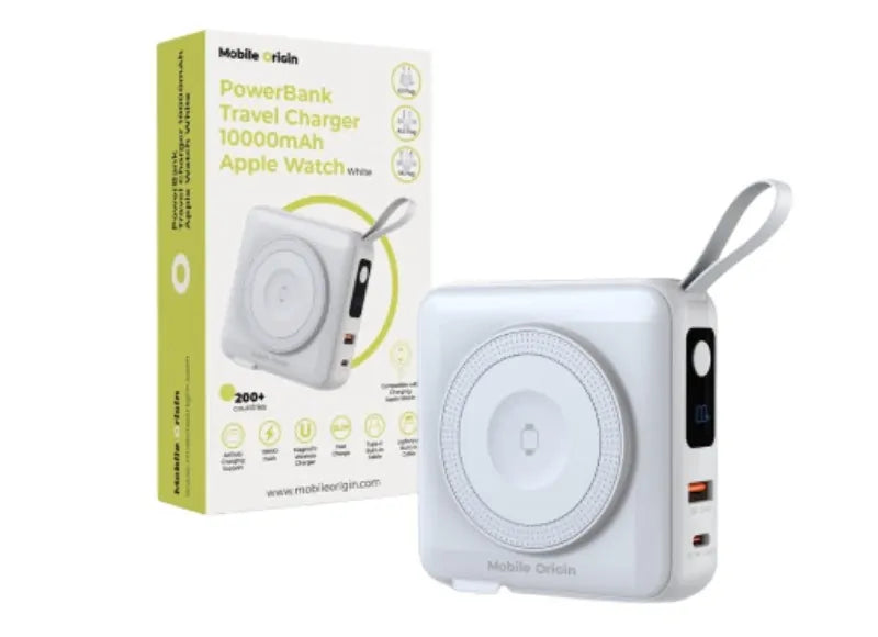 MOBILE ORIGIN TRAVER CHARGER 10000mAh ΦΟΡΗΤΟΣ ΦΟΡΤΙΣΤΗΣ (WHITE)