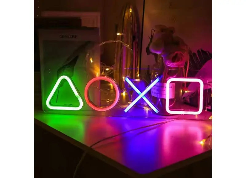 NEON DECORATION LIGHT FOUR SYMBOLS