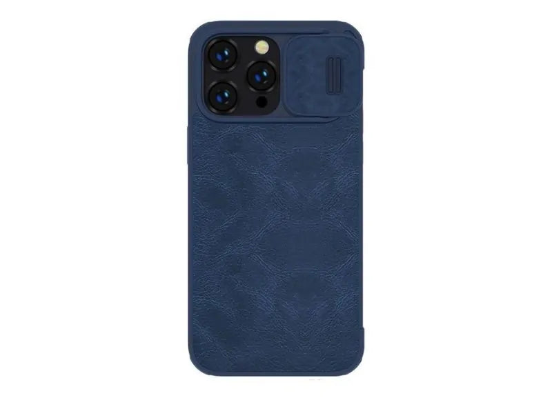 NILLKIN QIN PRO LEATHER CASE IPHONE 14 PRO - BLUE