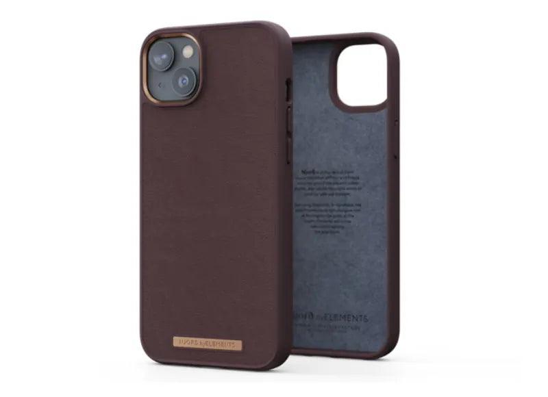 NJORD GENUINE LEATHER CASE IPHONE 14 PLUS (BROWN)