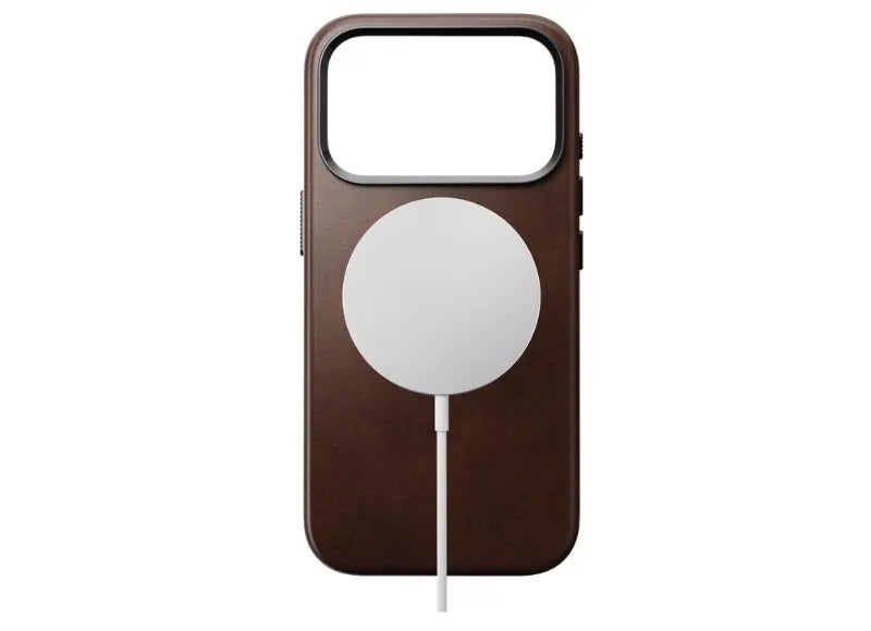 NOMAD TRADITIONAL LEATHER CASE IPHONE 18 PRO MAX PHONE CASE RUSTIC BROWN