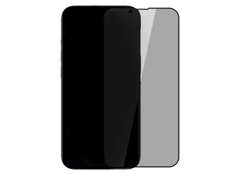 NUGLAS 5D FULL PRIVACY TEMPERED GLASS FOR IPHONE 15 BLACK