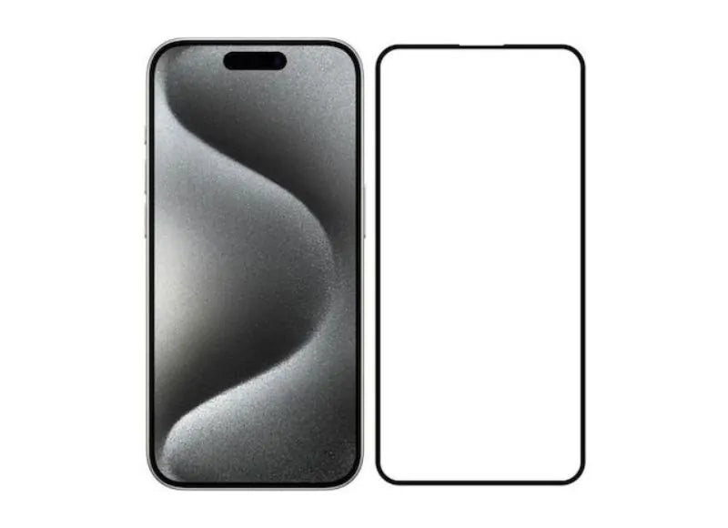 OEM 3D TEMPERED FULL COVER IPHONE 15 PRO MAX