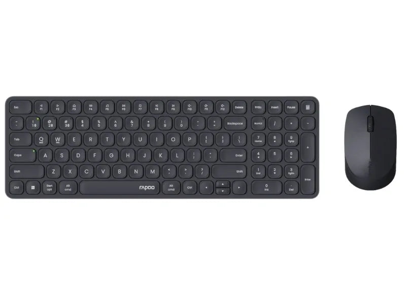 RAPOO 9310M MULTI-MODE WIRELESS DESKTOP COMBO SET GR ΠΟΝΤΙΚΙ & ΠΛΗΚΤΡΟΛΟΓΙΟ (BLACK)