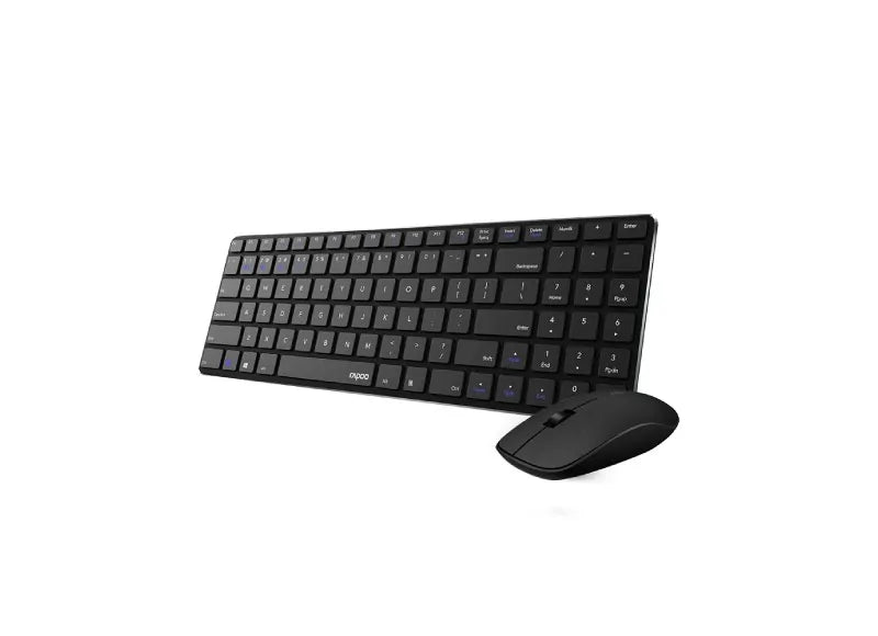 RAPOO WIRELESS DESKTOP COMBO SET 9300M - BLACK
