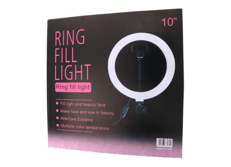 Ring Light 10” με Τρίποδο 55cm & Βάση Κινητού