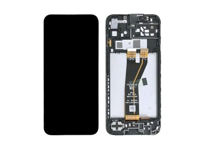 Genuine screen with Touch digitizer Samsung A14 4G A145F LCD / DIG Phantom Black (Service Pack GH82-31185A)